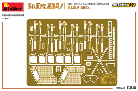 MiniArt 35410 - Sd.Kfz.234/1 Schwerer Panzersp&auml;hwagen Early Mod. - 1:35