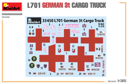 MiniArt 35450 - L701 German 3t Cargo Truck - 1:35