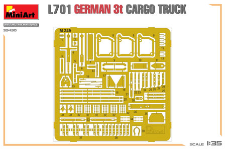 MiniArt 35450 - L701 German 3t Cargo Truck - 1:35