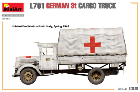 MiniArt 35450 - L701 German 3t Cargo Truck - 1:35