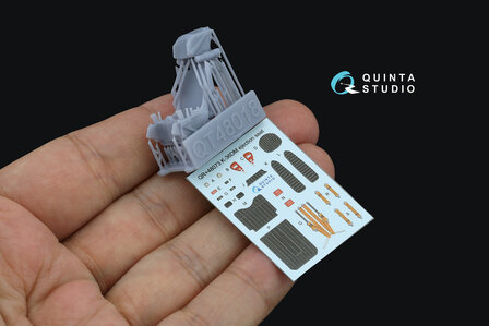 Quinta Studio QR+48073 -  K-36DM (initial release) ejection seat (for Su-17M3/M4/UM3/22, Su-24, MiG-29 9-12 Early aircraft) (All kits) - 1:48