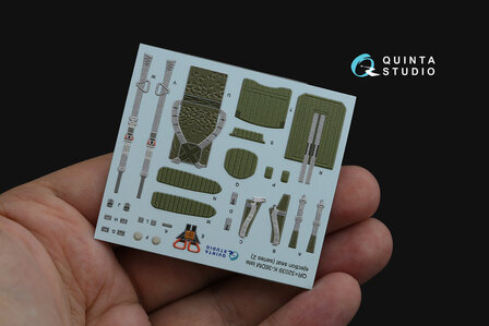 Quinta Studio QR+32039 -  K-36DM Series2 (late) ejection seat (for MiG-29, MiG-31, Su-27, Su-33, Su-34 aircraft since 2008) (All kits) - 1:32