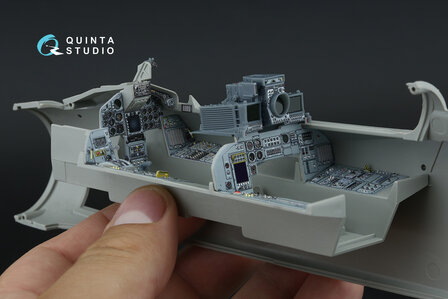 Quinta Studio QDS+32231 -  Tornado ECR German 3D-Printed &amp; coloured Interior on decal paper (Italeri) (with 3D-printed resin parts) - Small Version - 1:32