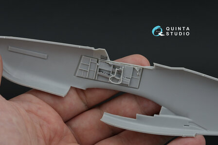 Quinta Studio QDS-48496 -  F-82E Twin Mustang 3D-Printed &amp; coloured Interior on decal paper (Modelsvit) - Small Version - 1:48