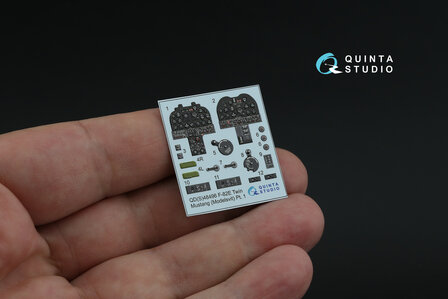 Quinta Studio QDS-48496 -  F-82E Twin Mustang 3D-Printed &amp; coloured Interior on decal paper (Modelsvit) - Small Version - 1:48