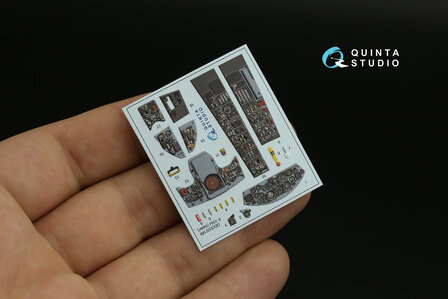 Quinta Studio QDS-32188 -  F-104J 3D-Printed &amp; coloured Interior on decal paper (Italeri) - Small Version - 1:32