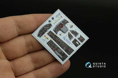 Quinta Studio QDS-32188 -  F-104J 3D-Printed &amp; coloured Interior on decal paper (Italeri) - Small Version - 1:32