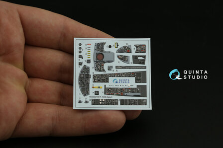 Quinta Studio QDS-32180 -  F-104S 3D-Printed &amp; coloured Interior on decal paper (Italeri) - Small Version - 1:32