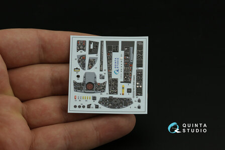 Quinta Studio QDS-32180 -  F-104S 3D-Printed &amp; coloured Interior on decal paper (Italeri) - Small Version - 1:32