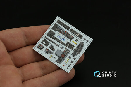 Quinta Studio QDS-32180 -  F-104S 3D-Printed &amp; coloured Interior on decal paper (Italeri) - Small Version - 1:32