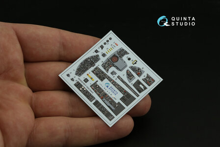 Quinta Studio QDS-32180 -  F-104S 3D-Printed &amp; coloured Interior on decal paper (Italeri) - Small Version - 1:32