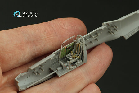 Quinta Studio QD72165 -   P-39Q/N Airacobra 3D-Printed &amp; coloured Interior on decal paper (Arma Hobby) - 1:72