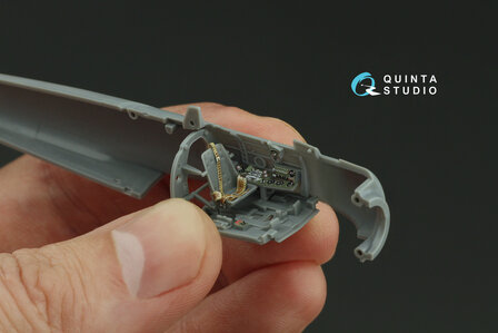 Quinta Studio QD72163 -  A6M2 Zero (Nakajima Prod.) 3D-Printed &amp; coloured Interior on decal paper (Tamiya) - 1:72