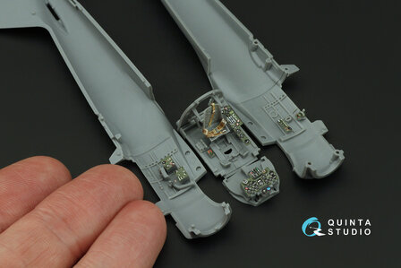 Quinta Studio QD72163 -  A6M2 Zero (Nakajima Prod.) 3D-Printed &amp; coloured Interior on decal paper (Tamiya) - 1:72