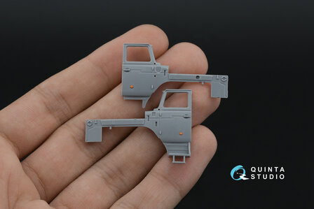 Quinta Studio QD72159 -  BM-21 Grad 3D-Printed &amp; coloured Interior on decal paper (Zvezda) - 1:72