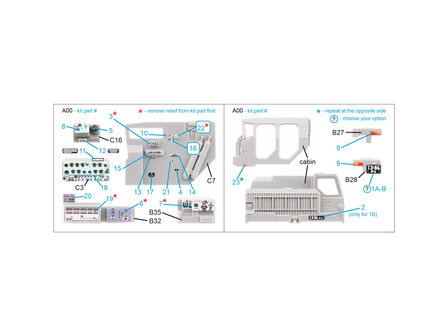 Quinta Studio QD72158 -  BM-30 Smerch 3D-Printed &amp; coloured Interior on decal paper (Modelcollect) - 1:72