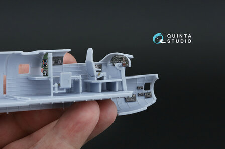 Quinta Studio QD72156 -  Avro Lancaster B.II 3D-Printed &amp; coloured Interior on decal paper (Airfix) - 1:72