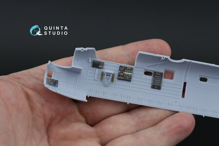 Quinta Studio QD72156 -  Avro Lancaster B.II 3D-Printed &amp; coloured Interior on decal paper (Airfix) - 1:72