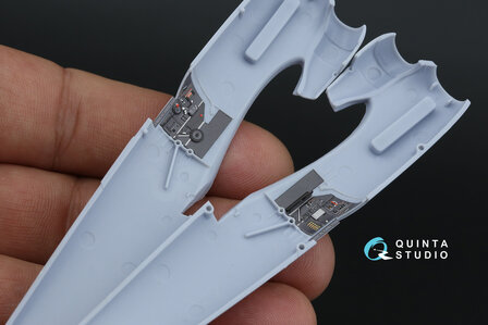 Quinta Studio QD72154 -  Typhoon Mk.1B Late 3D-Printed &amp; coloured Interior on decal paper (Airfix) - 1:72