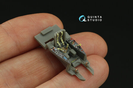 Quinta Studio QD72141 -  Me 410 3D-Printed &amp; coloured Interior on decal paper (Airfix) - 1:72