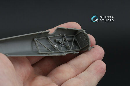 Quinta Studio QD48502 -  Bristol Bulldog Mk.II 3D-Printed &amp; coloured Interior on decal paper (Airfix) - 1:48