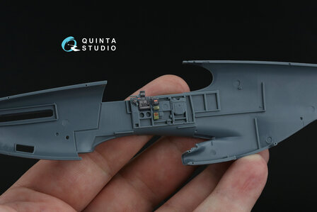 Quinta Studio QD48500 -  P-51B late/P-51C Late 3D-Printed &amp; coloured Interior on decal paper (Eduard) - 1:48