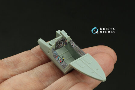 Quinta Studio QD48499 -  Ta 183 3D-Printed &amp; coloured Interior on decal paper (Academy) - 1:48