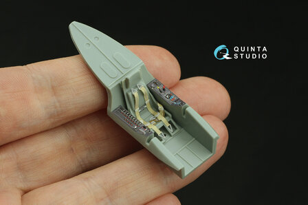 Quinta Studio QD48499 -  Ta 183 3D-Printed &amp; coloured Interior on decal paper (Academy) - 1:48