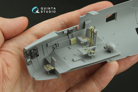 Quinta Studio QD48494 -  B-26B/C Marauder 3D-Printed &amp; coloured Interior on decal paper (ICM) - 1:48