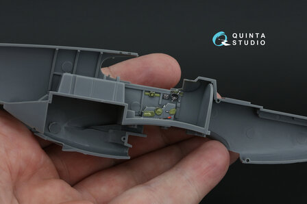 Quinta Studio QD48482 -  P-51B/C (Late) 3D-Printed &amp; coloured Interior on decal paper (Tamiya) - 1:48