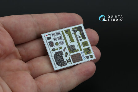 Quinta Studio QD48472 -  A-36 3D-Printed &amp; coloured Interior on decal paper (Accurate Miniatures/Italeri) - 1:48