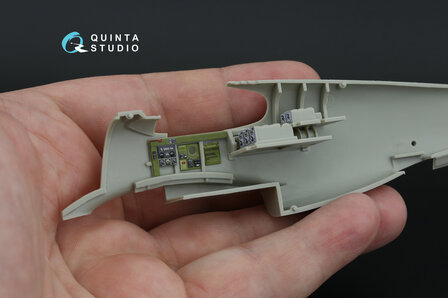 Quinta Studio QD48472 -  A-36 3D-Printed &amp; coloured Interior on decal paper (Accurate Miniatures/Italeri) - 1:48