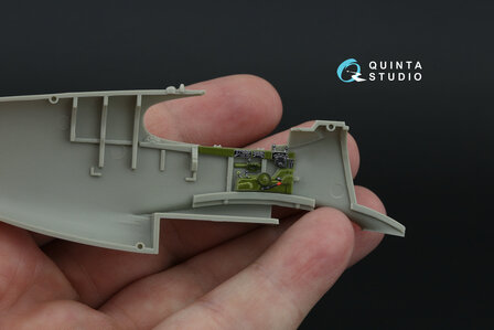 Quinta Studio QD48472 -  A-36 3D-Printed &amp; coloured Interior on decal paper (Accurate Miniatures/Italeri) - 1:48