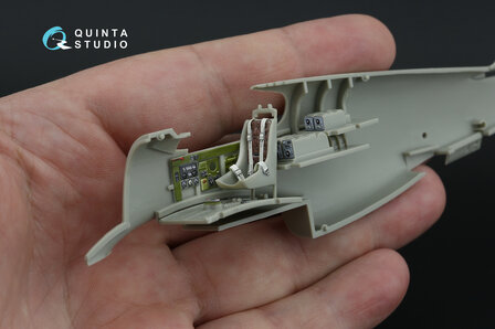 Quinta Studio QD48472 -  A-36 3D-Printed &amp; coloured Interior on decal paper (Accurate Miniatures/Italeri) - 1:48