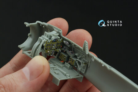 Quinta Studio QD48468 -  A6M2 Zero (Mitsubishi Prod.) 3D-Printed &amp; coloured Interior on decal paper (Academy) - 1:48