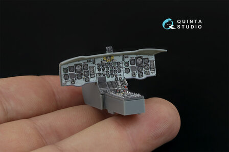 Quinta Studio QD48464 -  CH-47A 3D-Printed &amp; coloured Interior on decal paper (HobbyBoss) - 1:48