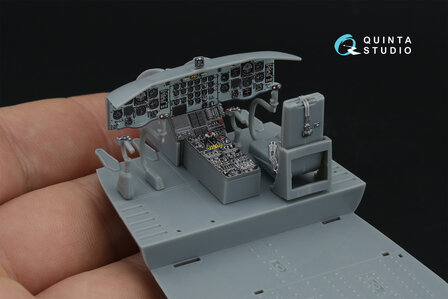 Quinta Studio QD48464 -  CH-47A 3D-Printed &amp; coloured Interior on decal paper (HobbyBoss) - 1:48