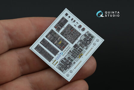 Quinta Studio QD48464 -  CH-47A 3D-Printed &amp; coloured Interior on decal paper (HobbyBoss) - 1:48