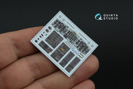 Quinta Studio QD48464 -  CH-47A 3D-Printed &amp; coloured Interior on decal paper (HobbyBoss) - 1:48