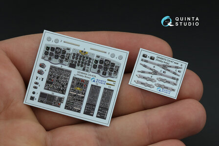 Quinta Studio QD48464 -  CH-47A 3D-Printed &amp; coloured Interior on decal paper (HobbyBoss) - 1:48