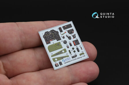 Quinta Studio QD48462 -  P-51D/K 3D-Printed &amp; coloured Interior on decal paper (Meng) - 1:48