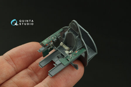 Quinta Studio QD48459 -  F4F-3 early 3D-Printed &amp; coloured Interior on decal paper (Eduard) - 1:48