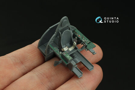 Quinta Studio QD48459 -  F4F-3 early 3D-Printed &amp; coloured Interior on decal paper (Eduard) - 1:48