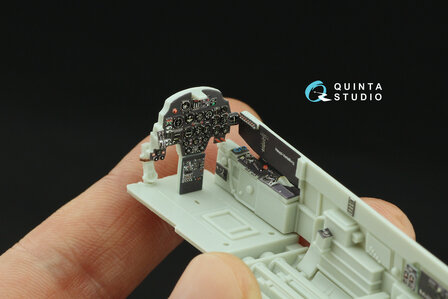 Quinta Studio QD48435 -  Bf 110G-2 3D-Printed &amp; coloured Interior on decal paper (Revell) - 1:48