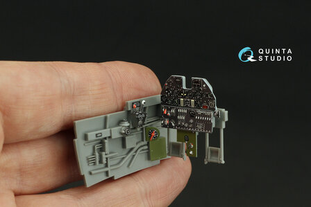 Quinta Studio QD32223 -  P-40M 3D-Printed &amp; coloured Interior on decal paper  (Hasegawa) - 1:32