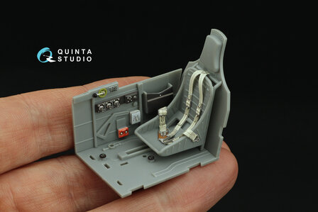 Quinta Studio QD32214 -  P-40M WarHawk 3D-Printed &amp; coloured Interior on decal paper (Trumpeter) - 1:32