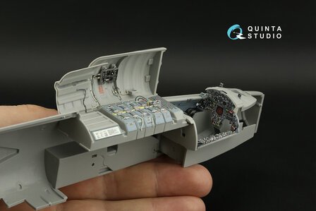 Quinta Studio QD32180 -  F-104S 3D-Printed &amp; coloured Interior on decal paper (Italeri) - 1:32