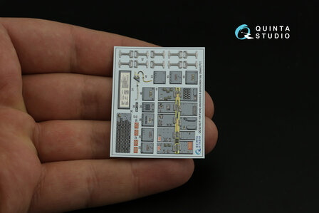 Quinta Studio QD32180 -  F-104S 3D-Printed &amp; coloured Interior on decal paper (Italeri) - 1:32