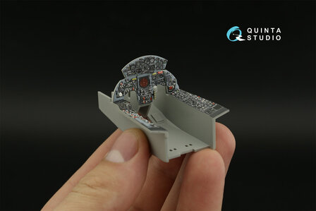 Quinta Studio QD32180 -  F-104S 3D-Printed &amp; coloured Interior on decal paper (Italeri) - 1:32