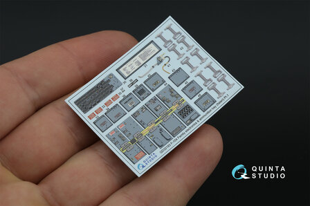 Quinta Studio QD32181 -  F-104S-ASA 3D-Printed &amp; coloured Interior on decal paper (Italeri) - 1:32